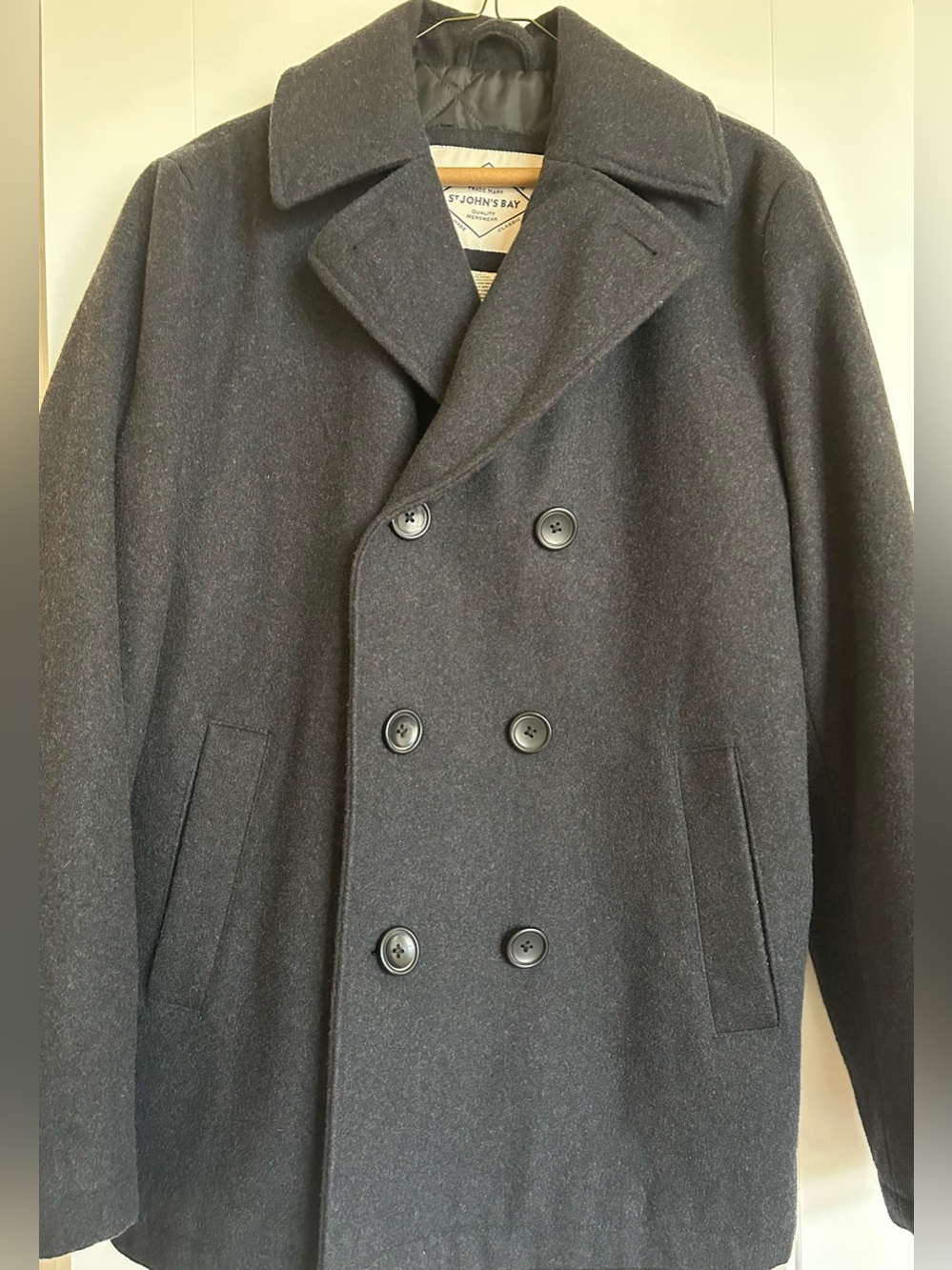 St. John's Bay Men's wool Coat